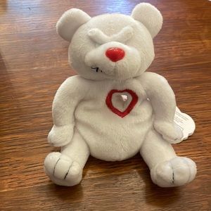 Meanies Valentines Rare Be Mean Heartless Bear NWT